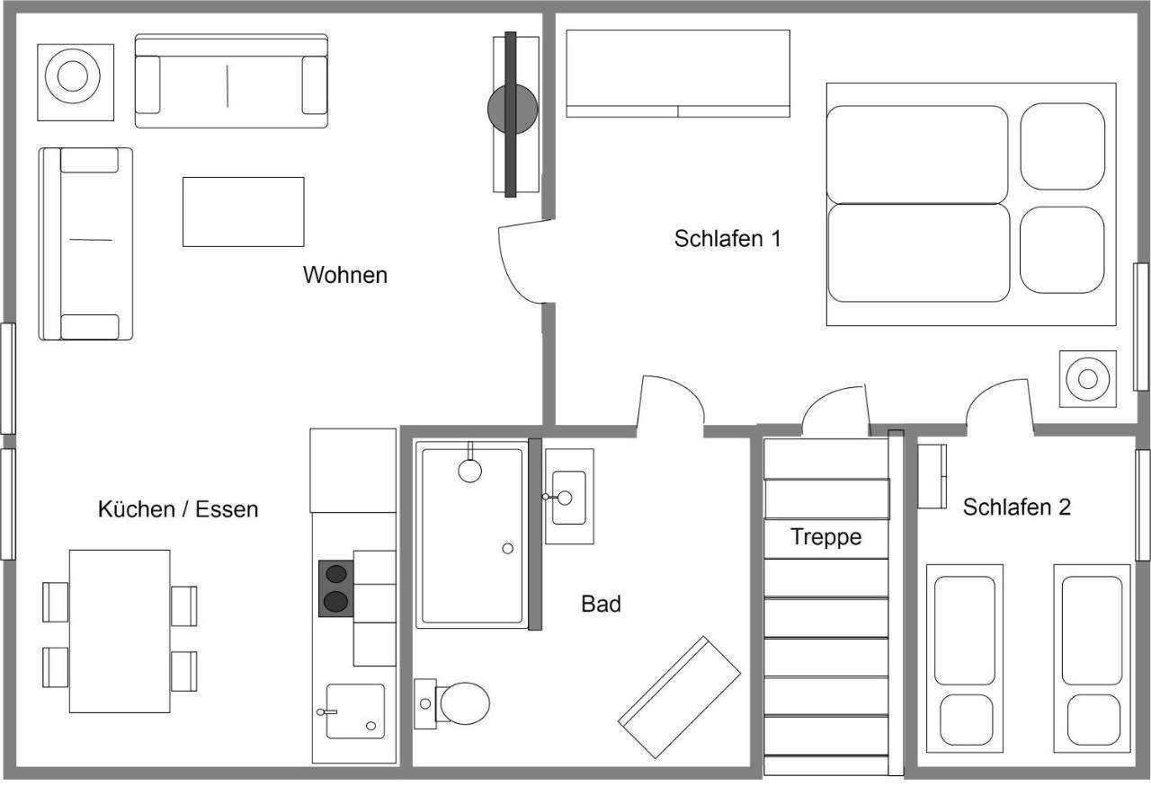 Witte Huus 75m² und 51m² Ferienwohnungen Hooksiel Exterior foto